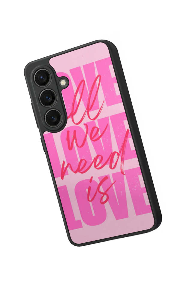 Samsung Galaxy S26 Uyumlu Love Tasarımlı Glossy Premium Kılıf