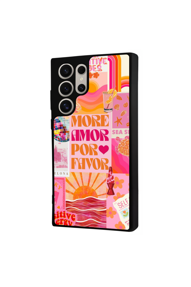 Samsung Galaxy S23 Ultra Uyumlu Poster Tasarımlı Glossy Premium Kılıf