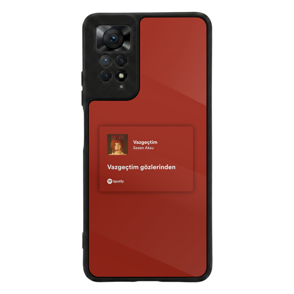 Xiaomi Redmi Note 11 Pro Uyumlu Sarki Sozleri Tasarımlı Glossy Premium Kılıf