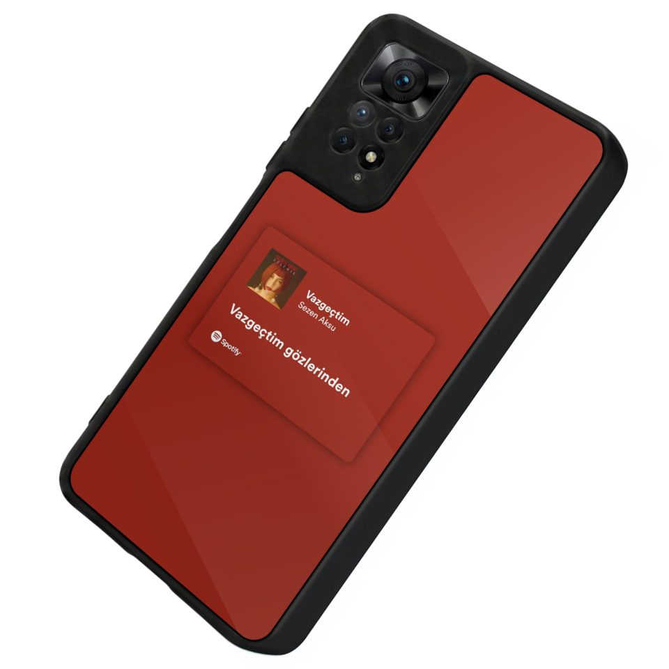 Xiaomi Redmi Note 11 Pro Uyumlu Sarki Sozleri Tasarımlı Glossy Premium Kılıf