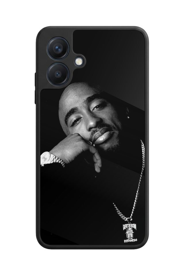 Samsung Galaxy A07 Uyumlu Tupac Tasarımlı Glossy Premium Kılıf