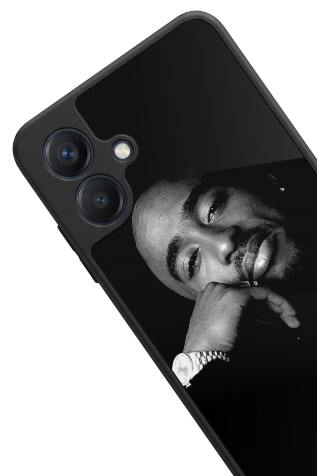 Samsung Galaxy A07 Uyumlu Tupac Tasarımlı Glossy Premium Kılıf