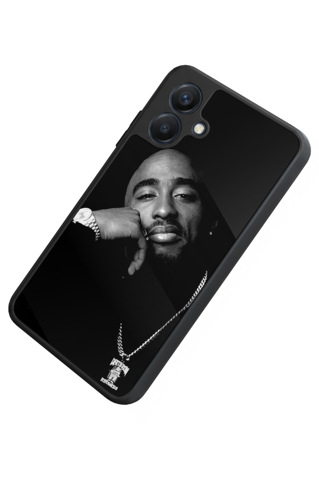 Samsung Galaxy A07 Uyumlu Tupac Tasarımlı Glossy Premium Kılıf