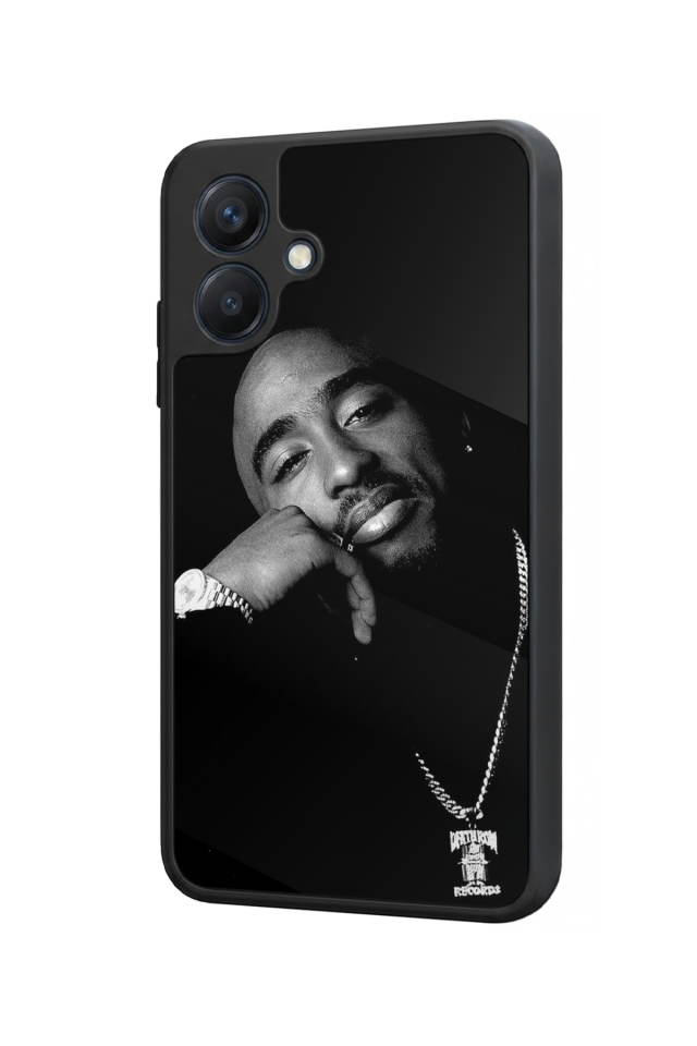 Samsung Galaxy A07 Uyumlu Tupac Tasarımlı Glossy Premium Kılıf