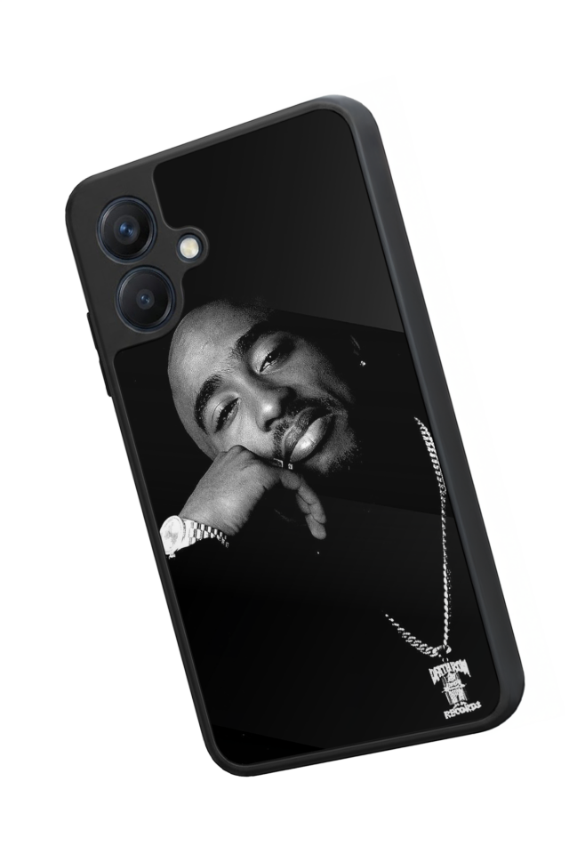 Samsung Galaxy A07 Uyumlu Tupac Tasarımlı Glossy Premium Kılıf