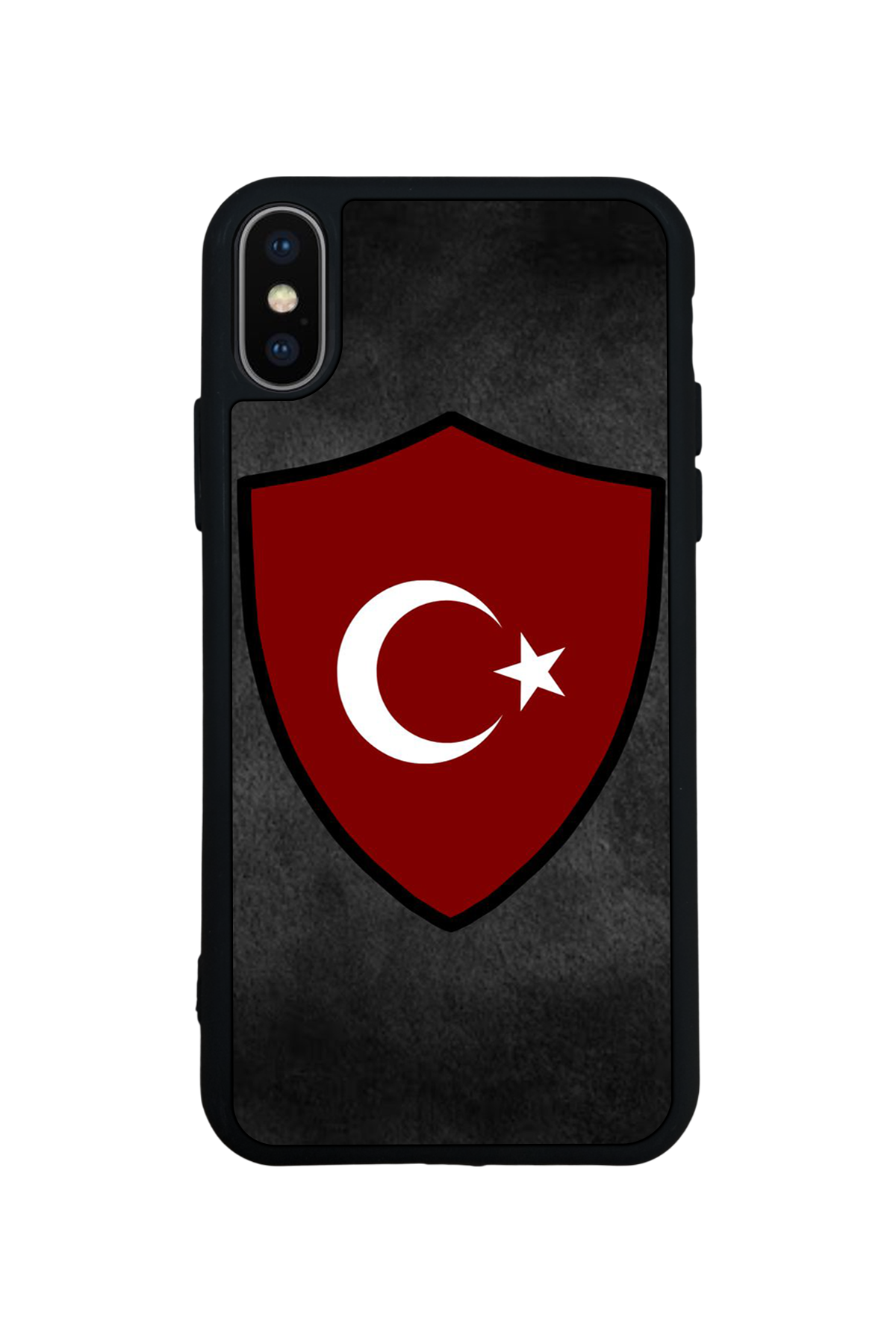 iPhone XS Max Uyumlu Türk Bayragi Tasarımlı Glossy Premium Kılıf