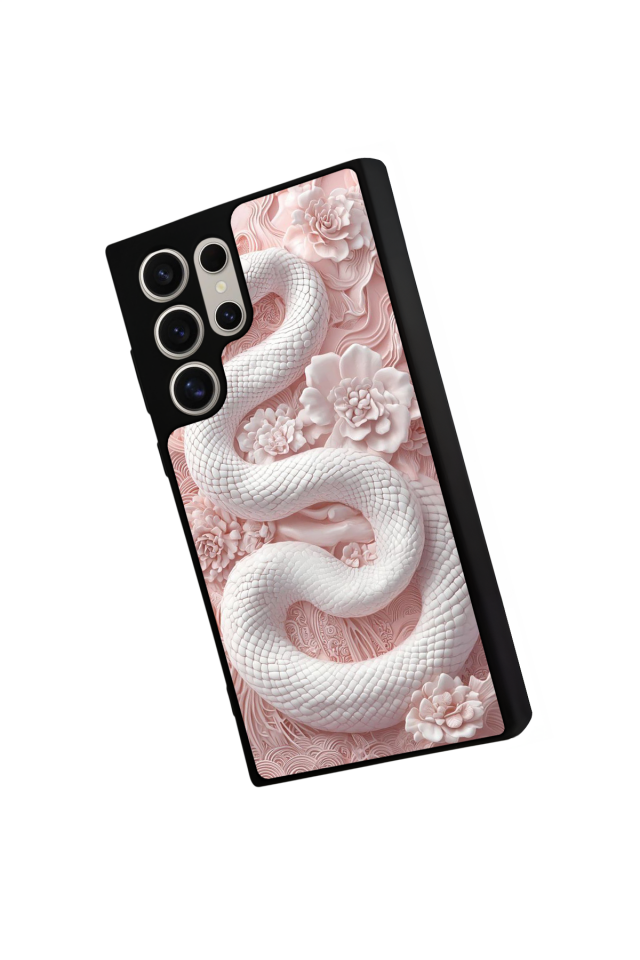 Samsung Galaxy S24 Ultra Uyumlu Yılan Tasarımlı Glossy Premium Kılıf