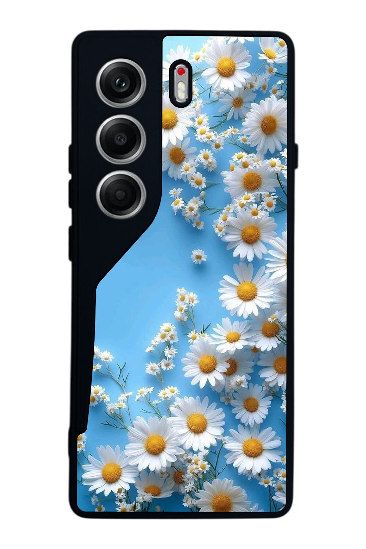 Tecno Camon 40 Uyumlu Cicek Tasarımlı Glossy Premium Kılıf