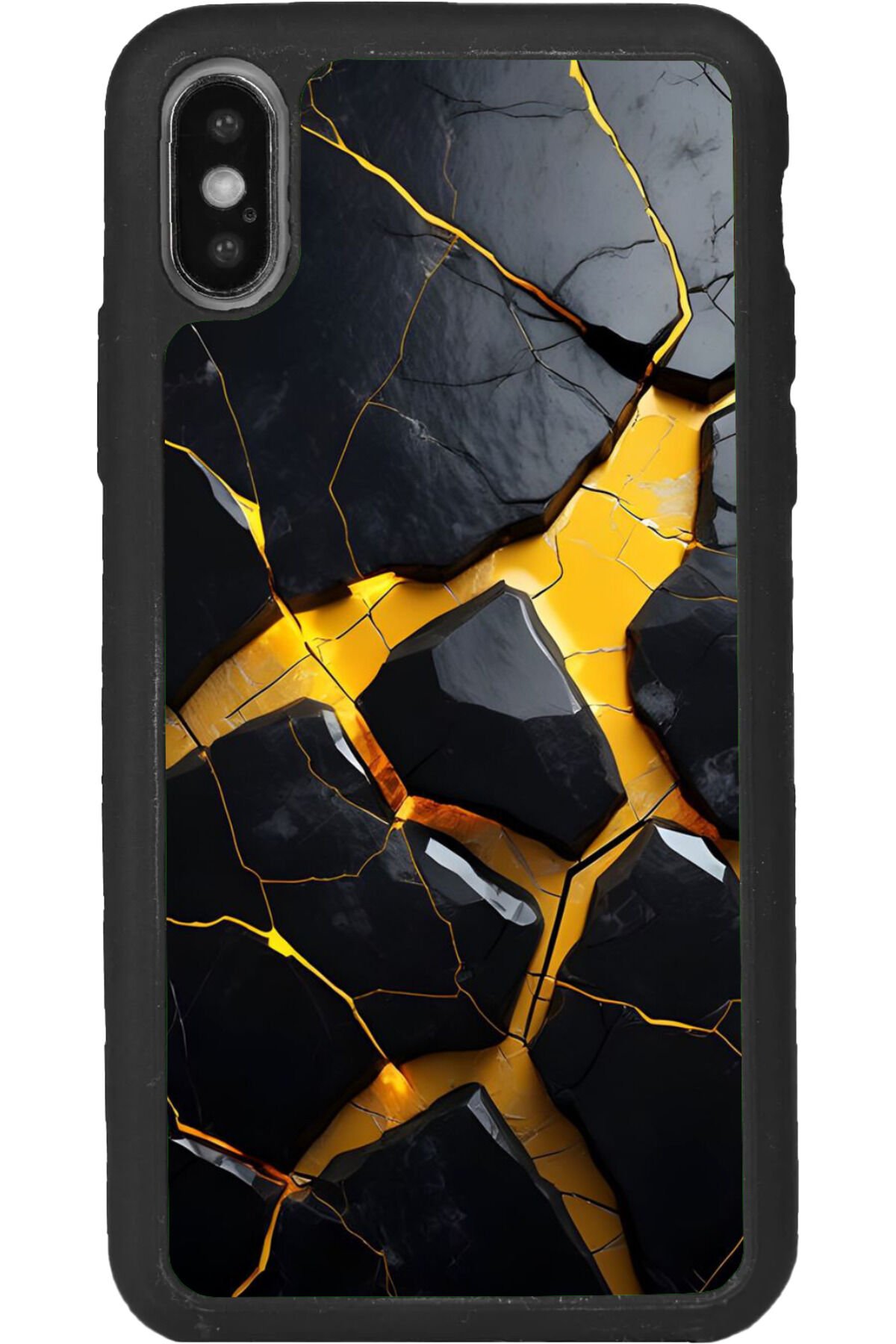 iPhone XS Max Uyumlu Mat Siyah uyumlu Kılıf – Yumuşak Silikon, Koruyucu, Şok Emici Kapak