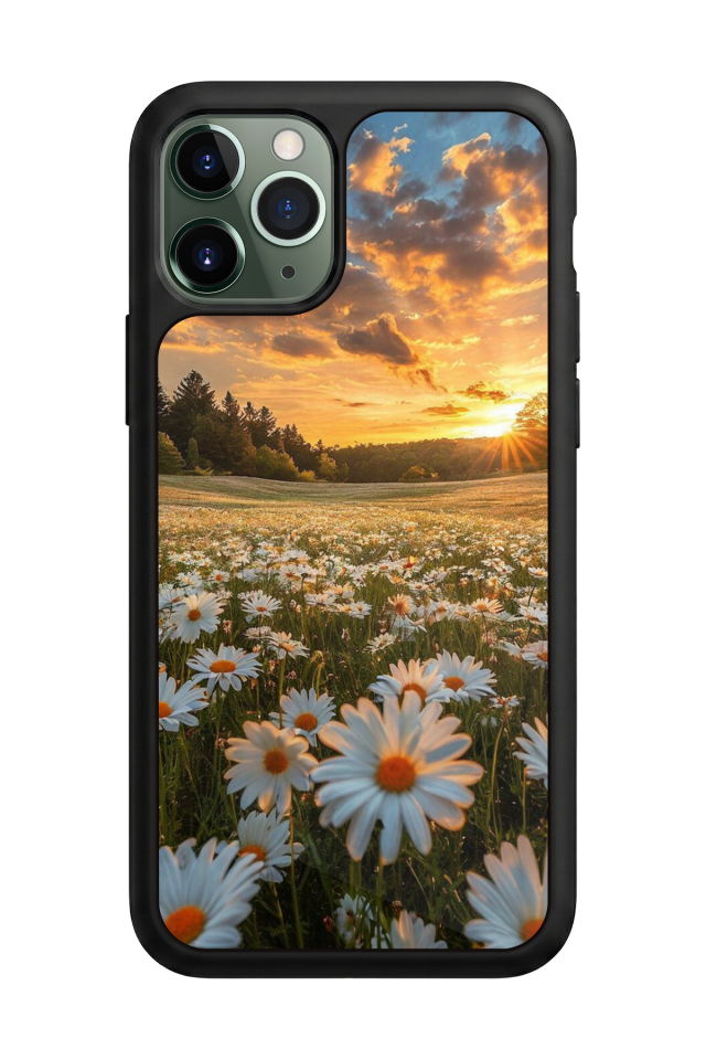 iPhone 11 Pro Max Uyumlu Cicek Tasarımlı Glossy Premium Kılıf