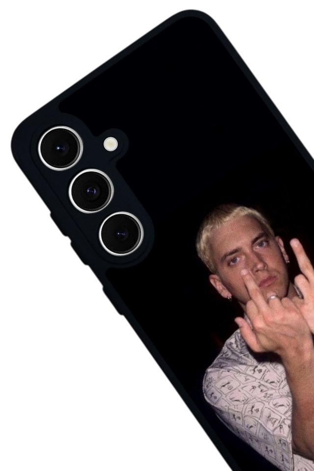 Samsung Galaxy A16 Uyumlu Eminem Tasarımlı Glossy Premium Kılıf