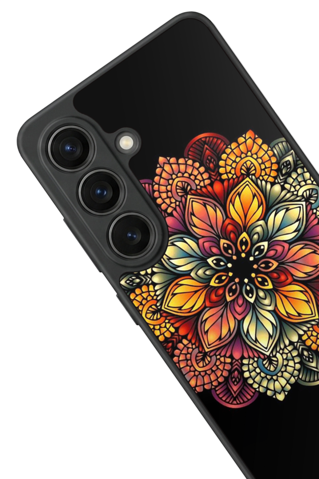 Samsung Galaxy S26 Uyumlu Mandala Tasarımlı Glossy Premium Kılıf