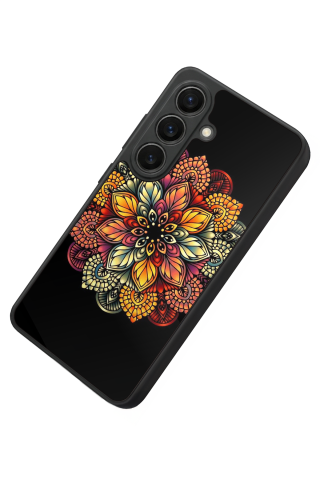 Samsung Galaxy S26 Uyumlu Mandala Tasarımlı Glossy Premium Kılıf