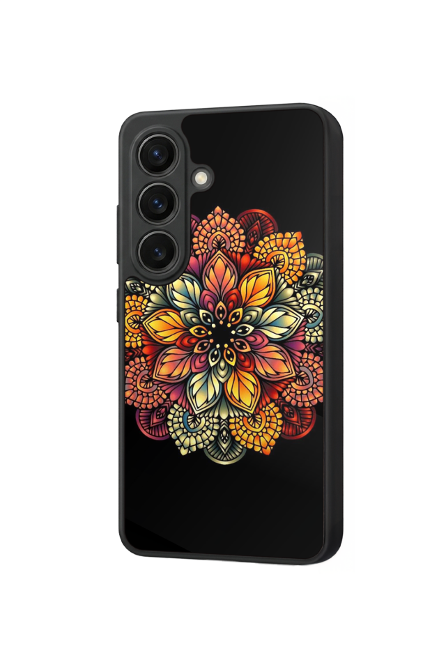 Samsung Galaxy S26 Uyumlu Mandala Tasarımlı Glossy Premium Kılıf