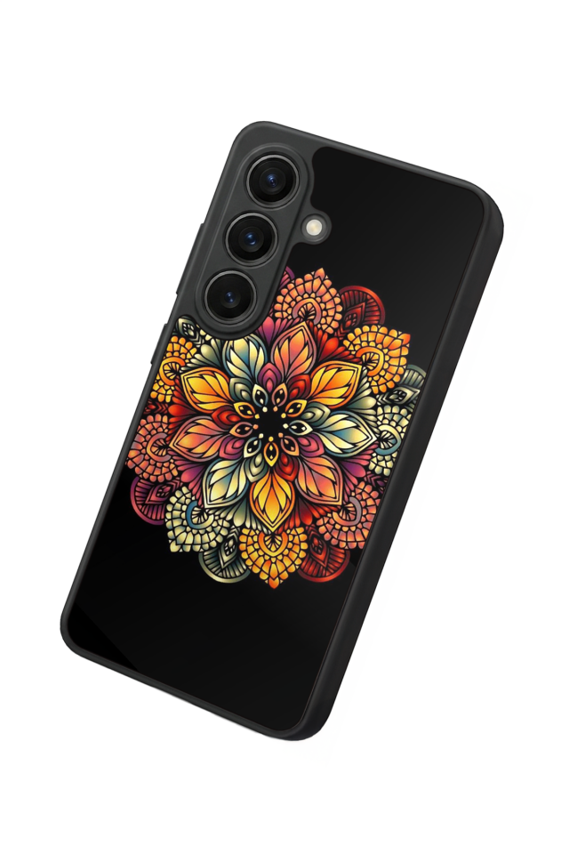 Samsung Galaxy S26 Uyumlu Mandala Tasarımlı Glossy Premium Kılıf