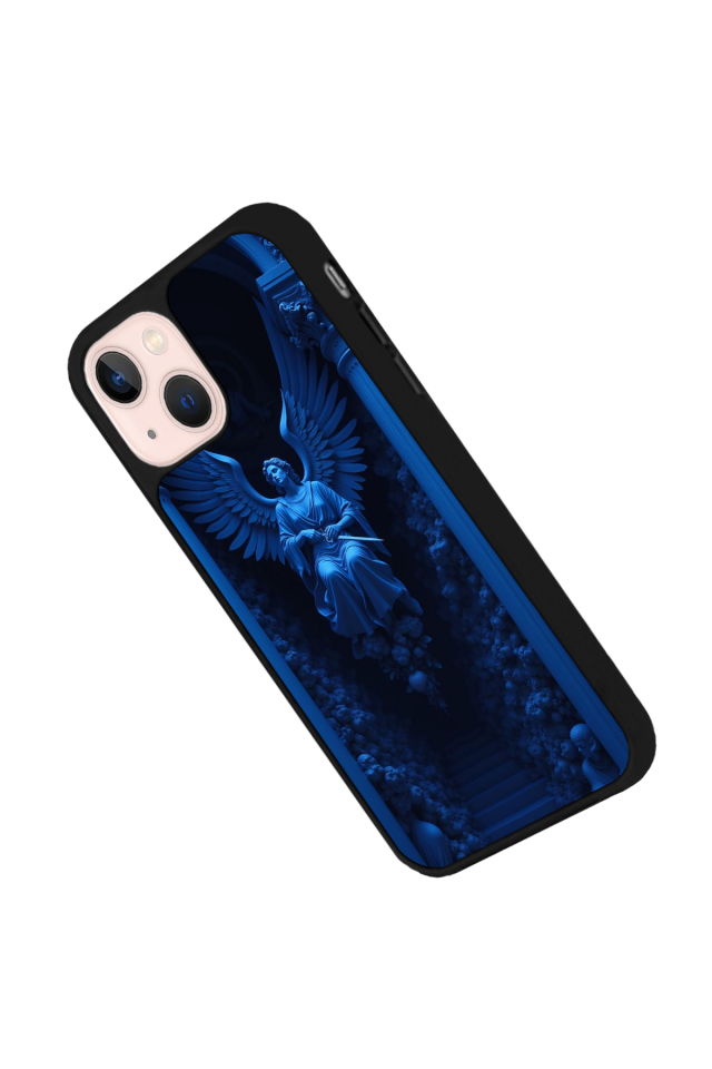 iPhone 14 Plus Uyumlu Melek Tasarımlı Glossy Premium Kılıf
