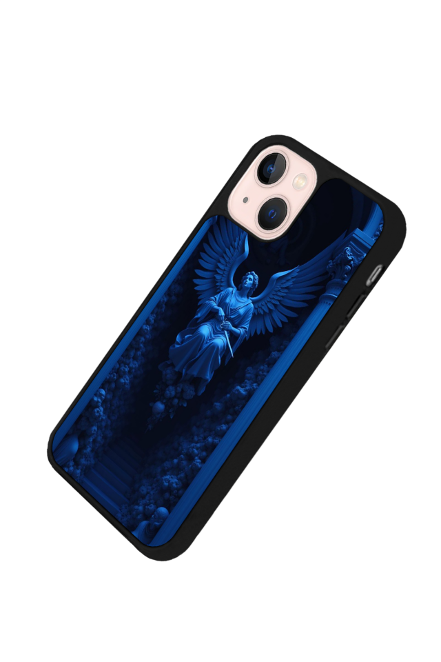 iPhone 14 Plus Uyumlu Melek Tasarımlı Glossy Premium Kılıf