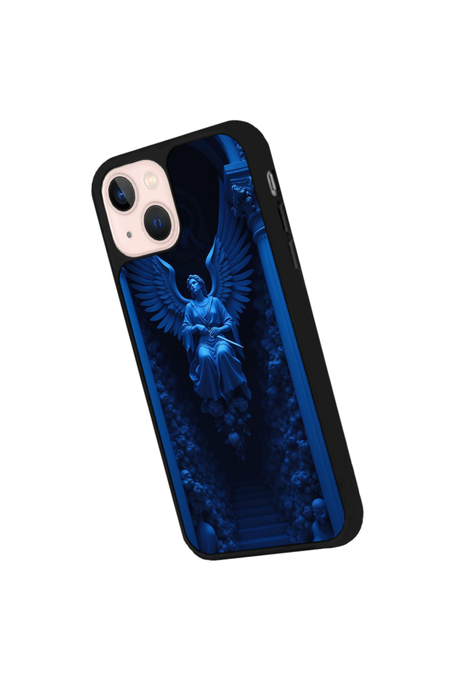 iPhone 14 Plus Uyumlu Melek Tasarımlı Glossy Premium Kılıf