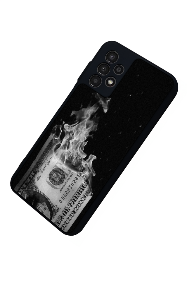 Samsung Galaxy A13 Uyumlu Para Tasarımlı Glossy Premium Kılıf
