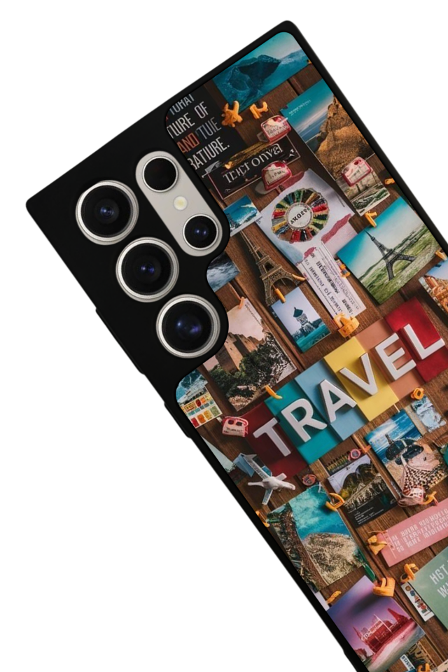 Samsung Galaxy S23 Ultra Uyumlu Poster Tasarımlı Glossy Premium Kılıf
