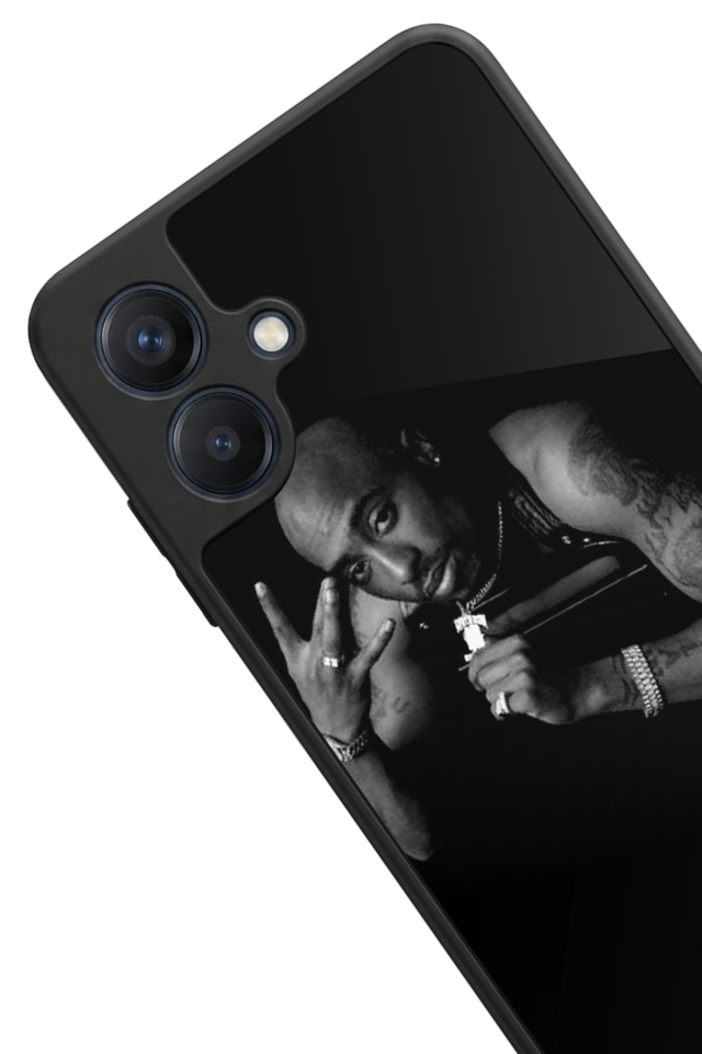 Samsung Galaxy A07 Uyumlu Tupac Tasarımlı Glossy Premium Kılıf