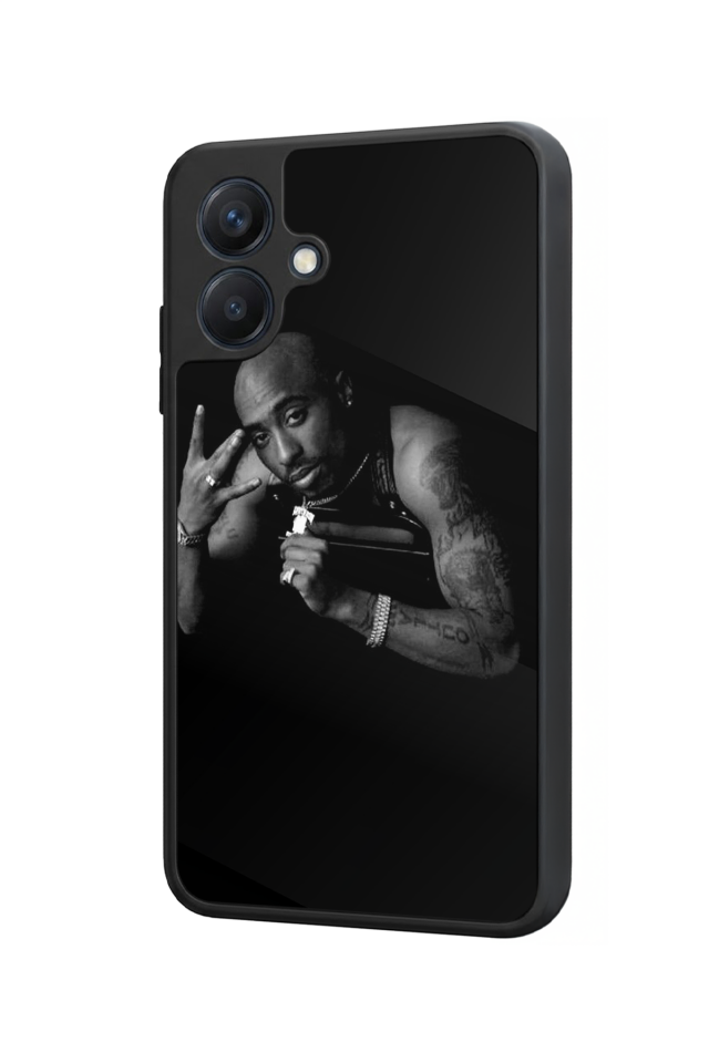 Samsung Galaxy A07 Uyumlu Tupac Tasarımlı Glossy Premium Kılıf