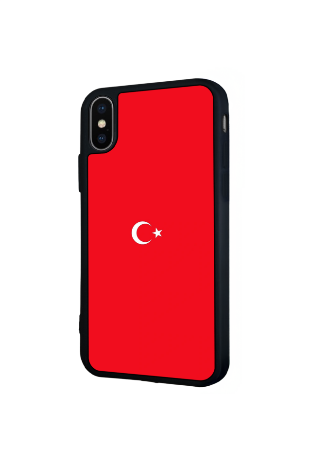 iPhone XS Max Uyumlu Türk Bayragi Tasarımlı Glossy Premium Kılıf