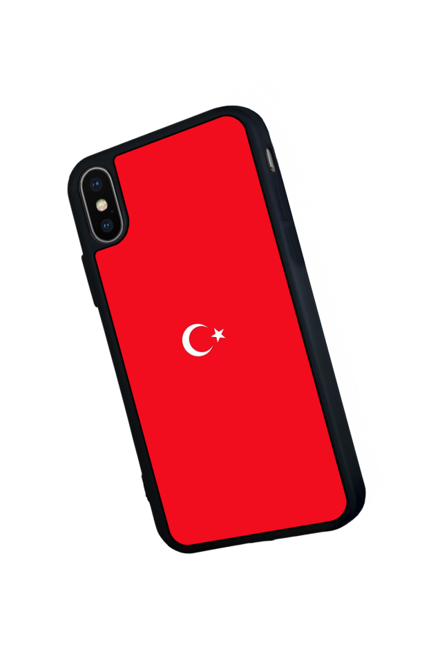 iPhone XS Max Uyumlu Türk Bayragi Tasarımlı Glossy Premium Kılıf
