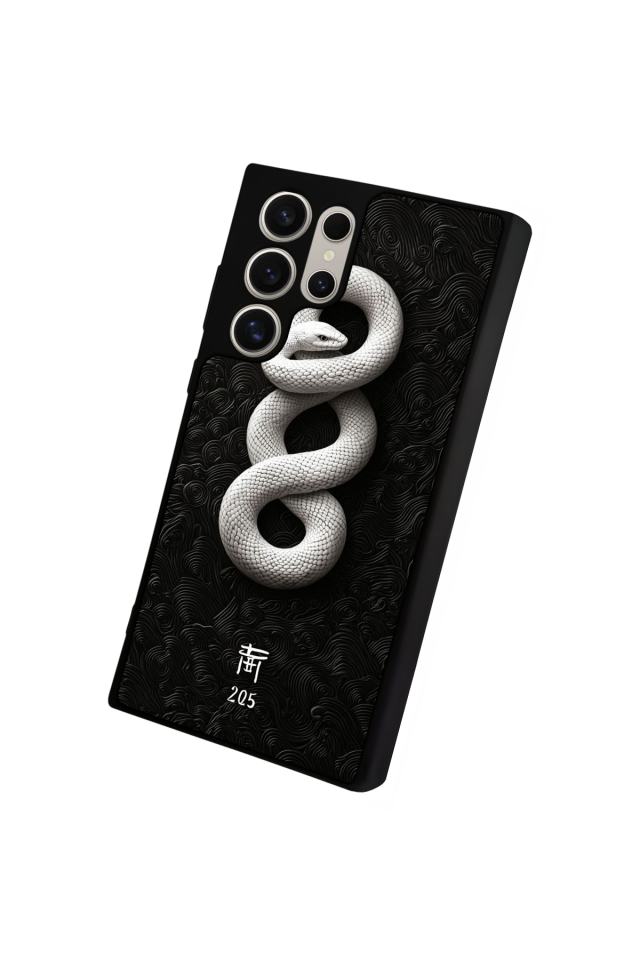 Samsung Galaxy S24 Ultra Uyumlu Yılan Tasarımlı Glossy Premium Kılıf