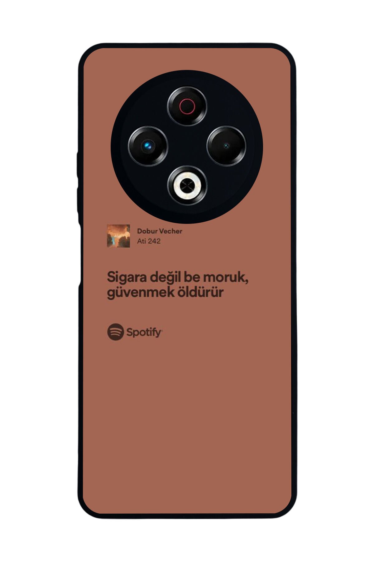 Tecno Spark 30 Uyumlu Sarki Sozleri Tasarımlı Glossy Premium Kılıf