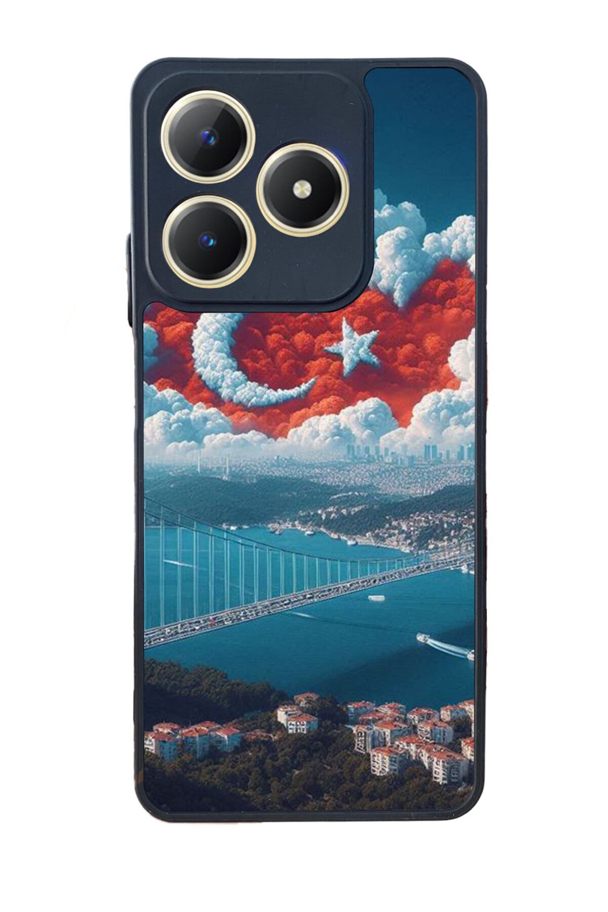 Realme C63 Mat Uyumlu Siyah Kılıf – Yumuşak Silikon, Koruyucu, Şok Emici Kapak