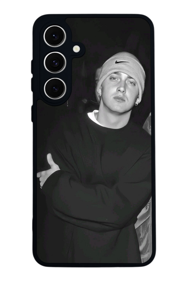 Samsung Galaxy A16 Uyumlu Eminem Tasarımlı Glossy Premium Kılıf