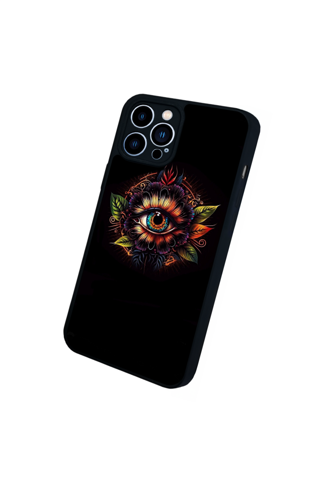 iPhone 13 Pro Max Uyumlu Göz Tasarımlı Glossy Premium Kılıf