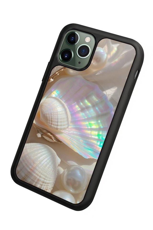 iPhone 11 Pro Uyumlu  İnci Tasarımlı Glossy Premium Kılıf