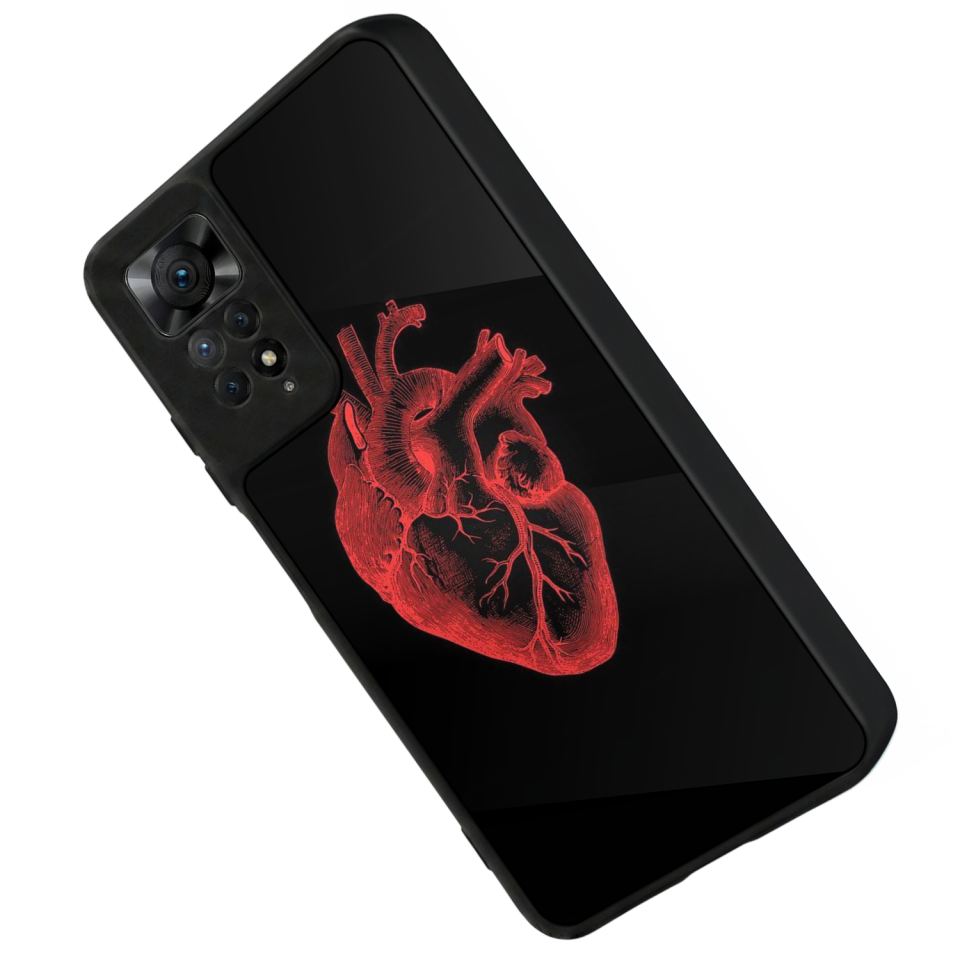 Xiaomi Redmi Note 11 Pro Uyumlu Kalp Love Tasarımlı Glossy Premium Kılıf