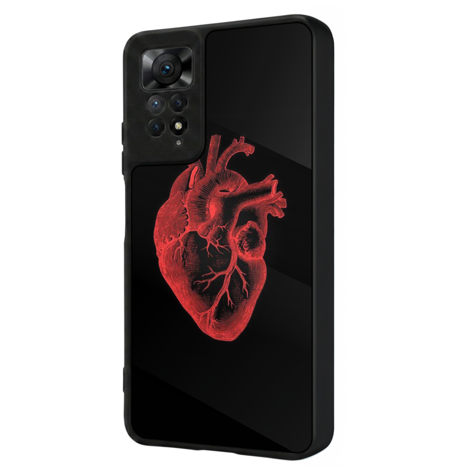 Xiaomi Redmi Note 11 Pro Uyumlu Kalp Love Tasarımlı Glossy Premium Kılıf