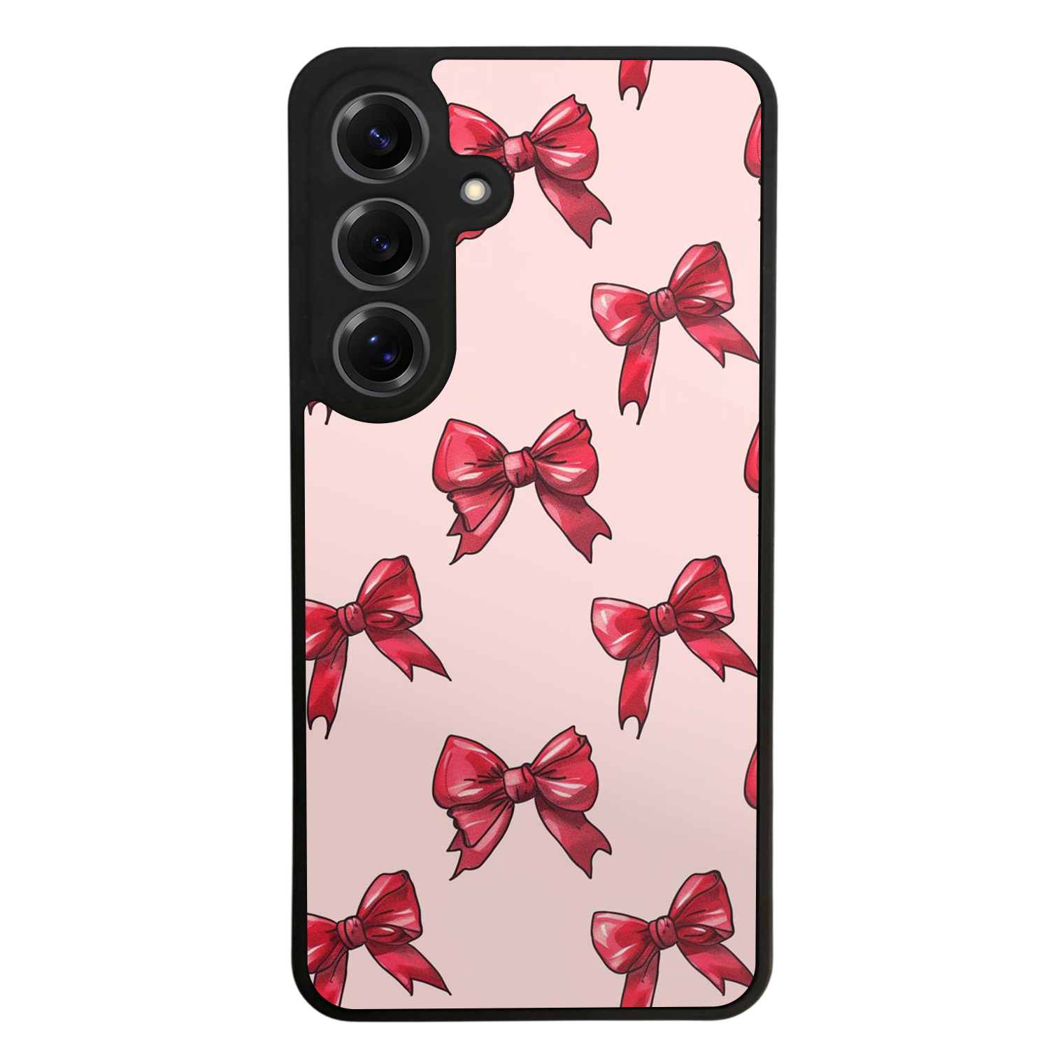 Samsung Galaxy S25 Uyumlu Kurdele Tasarımlı Glossy Premium Kılıf