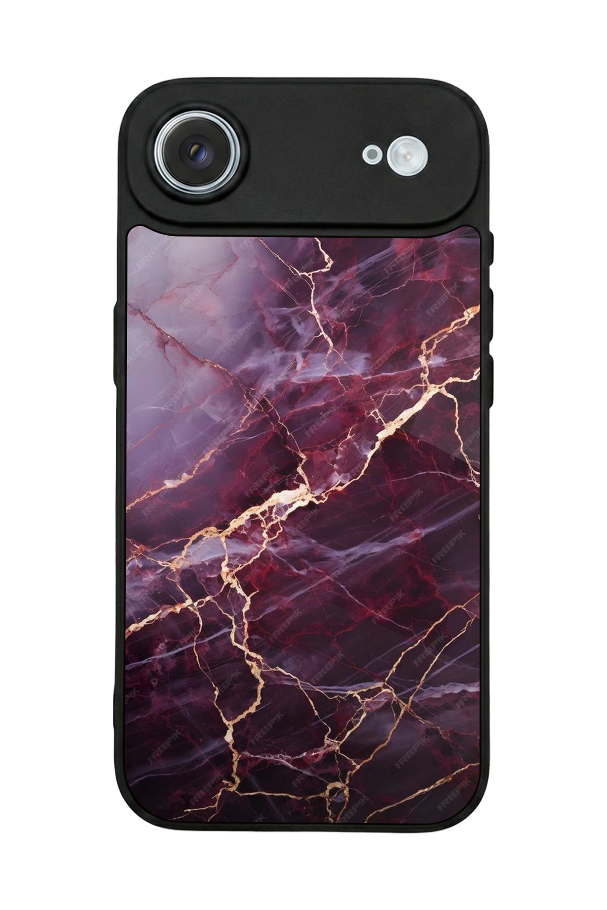 iPhone 17 Air Uyumlu Mermer Marble Tasarımlı Glossy Premium Kılıf