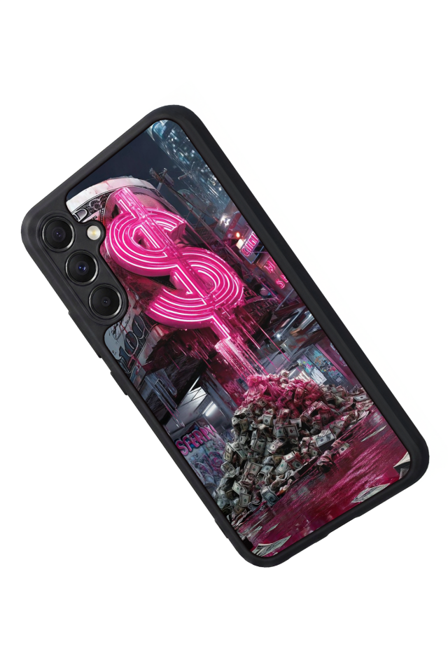 Samsung Galaxy M34 Uyumlu Para Tasarımlı Glossy Premium Kılıf
