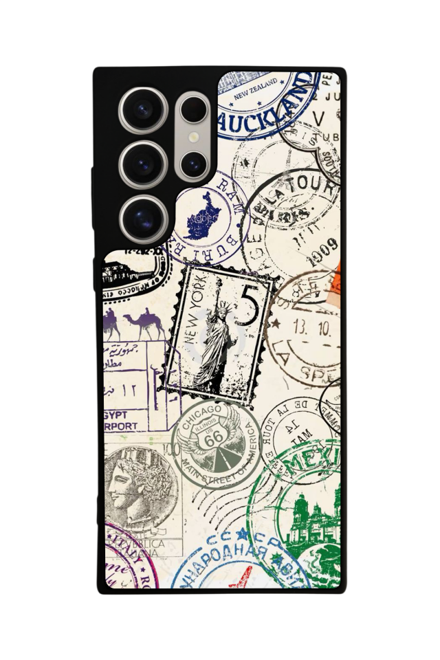 Samsung Galaxy S23 Ultra Uyumlu Poster Tasarımlı Glossy Premium Kılıf