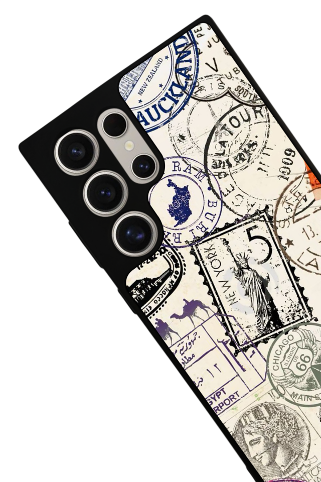 Samsung Galaxy S23 Ultra Uyumlu Poster Tasarımlı Glossy Premium Kılıf