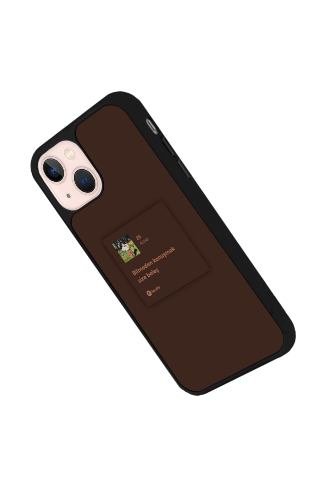 iPhone 15 Plus Uyumlu Sarki Sozleri Tasarımlı Glossy Premium Kılıf
