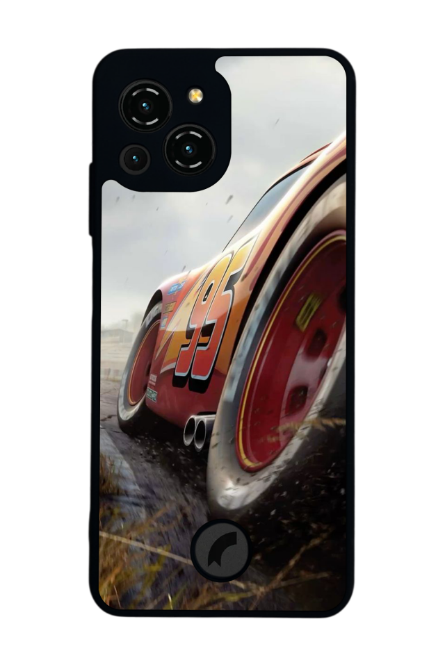 Reeder S23 Pro Max Uyumlu Simsek McQueen Tasarımlı Glossy Premium Kılıf