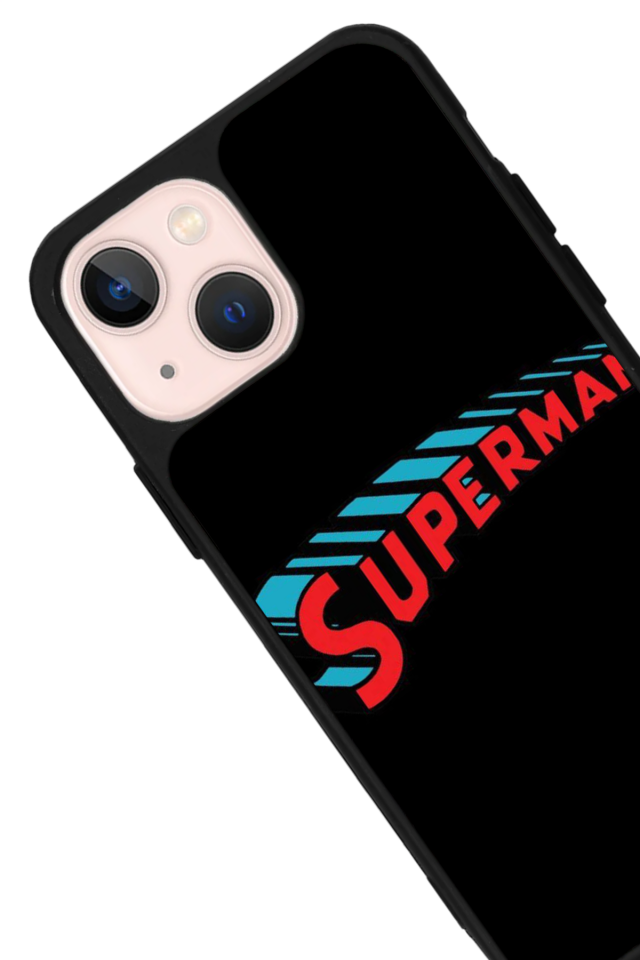 iPhone 13 Mini Uyumlu Superman Tasarımlı Glossy Premium Kılıf