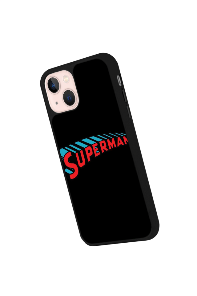 iPhone 13 Mini Uyumlu Superman Tasarımlı Glossy Premium Kılıf