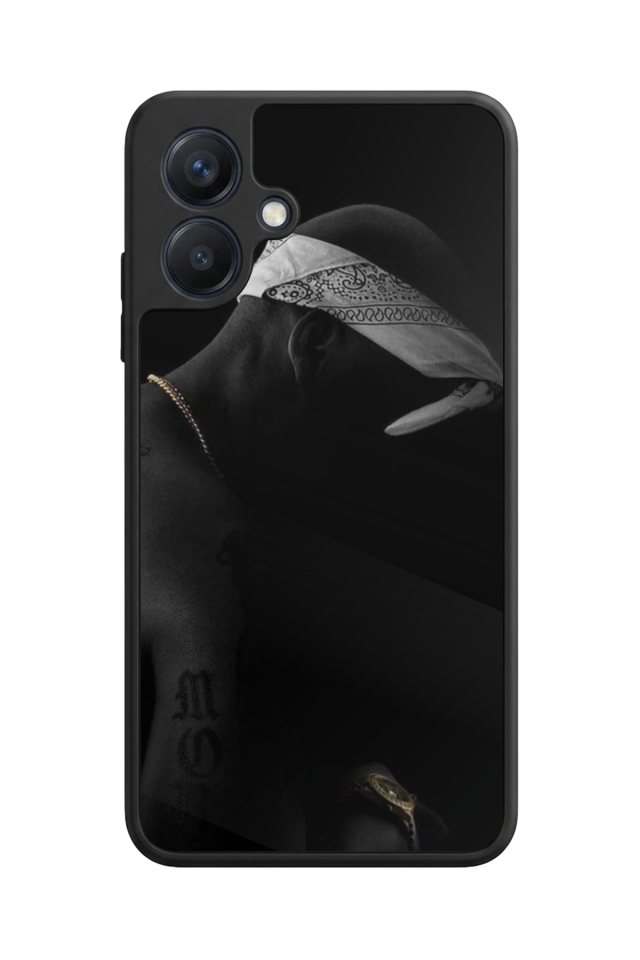 Samsung Galaxy A07 Uyumlu Tupac Tasarımlı Glossy Premium Kılıf