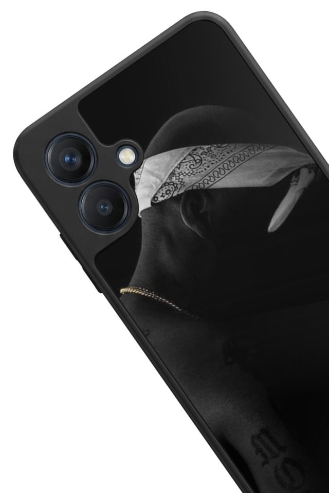 Samsung Galaxy A07 Uyumlu Tupac Tasarımlı Glossy Premium Kılıf
