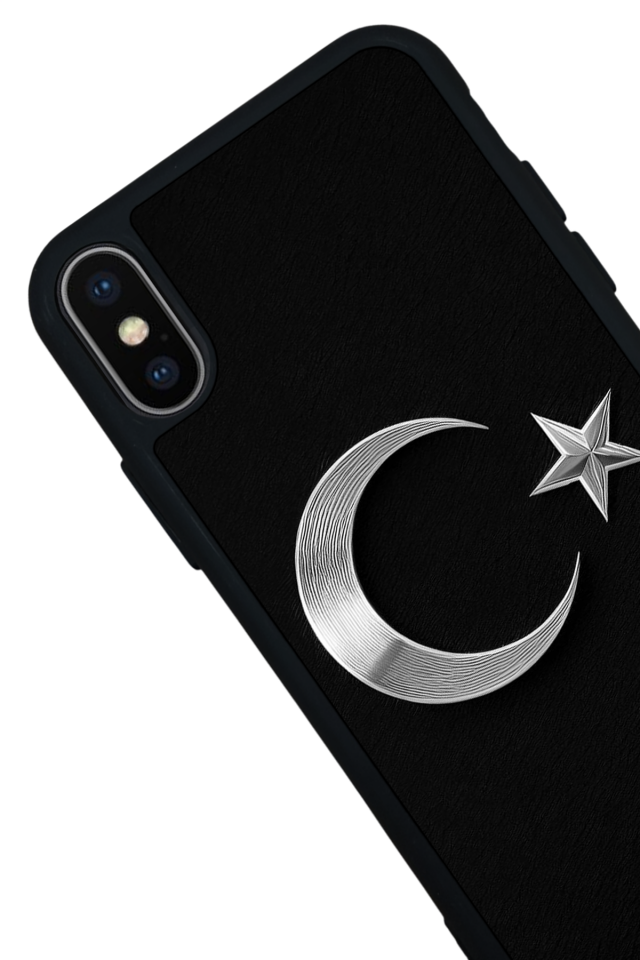 iPhone XS Max Uyumlu Türk Bayragi Tasarımlı Glossy Premium Kılıf