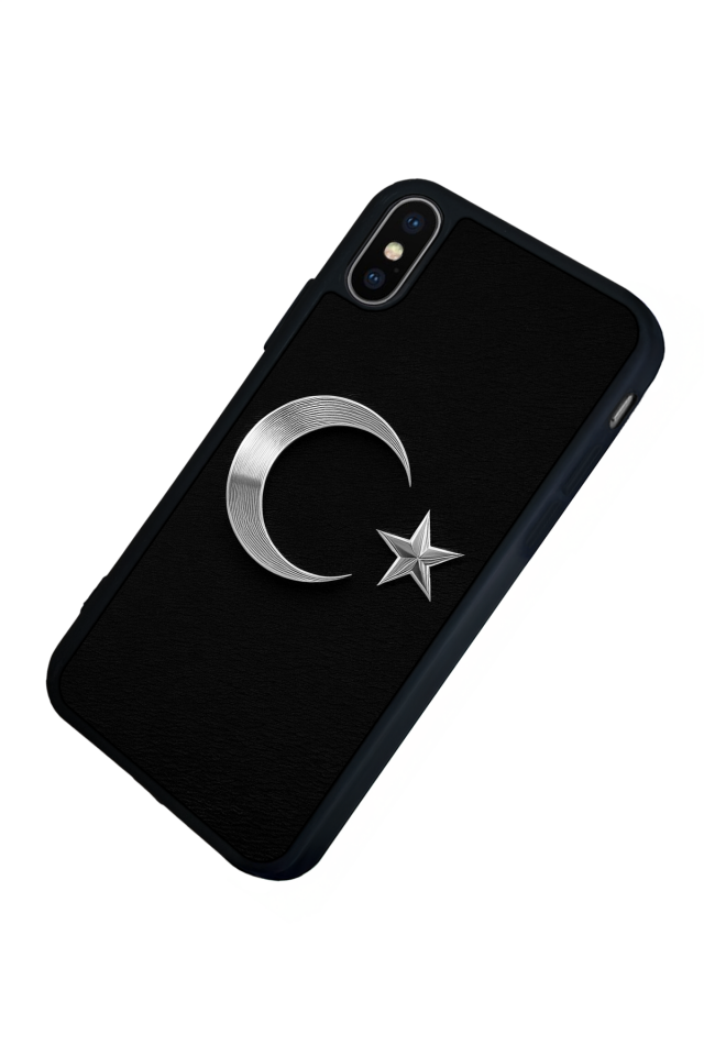iPhone XS Max Uyumlu Türk Bayragi Tasarımlı Glossy Premium Kılıf