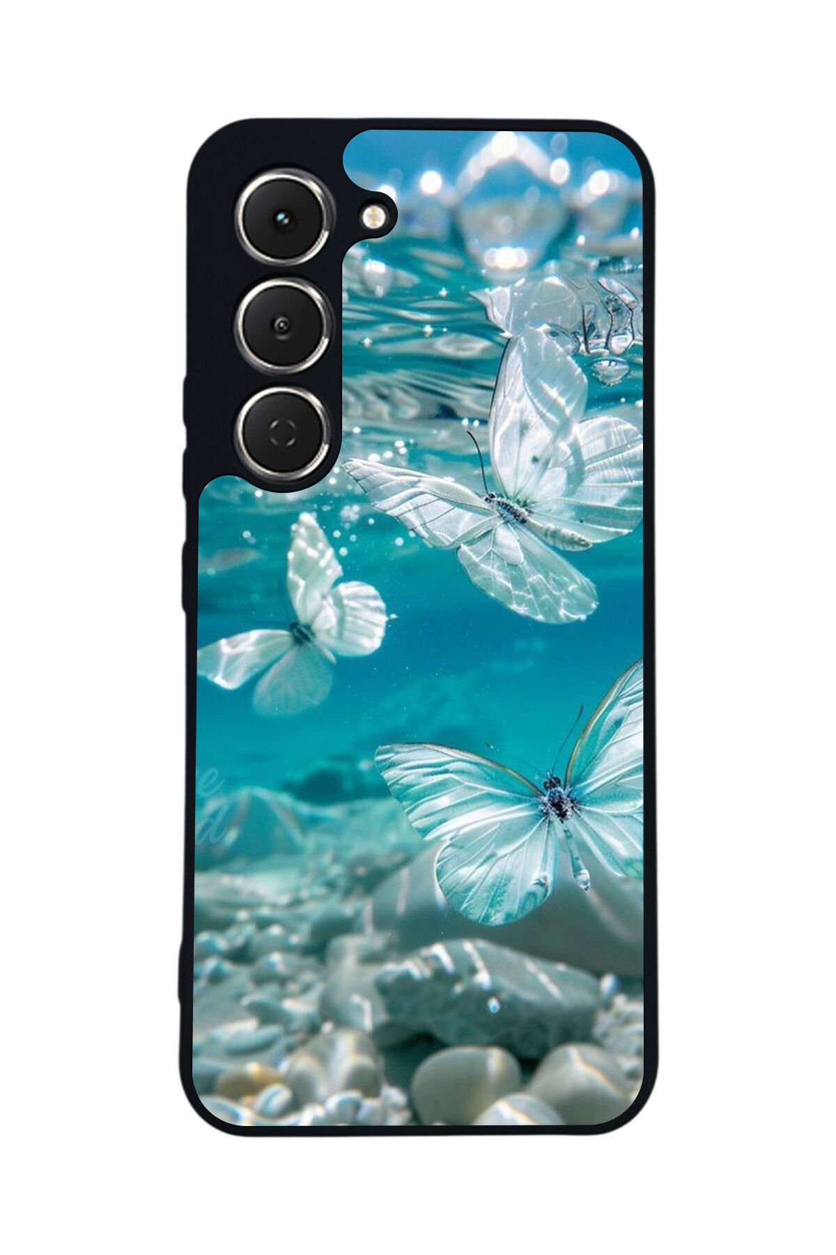 Tecno Spark 40 Pro Uyumlu Kelebek Tasarımlı Glossy Premium Kılıf